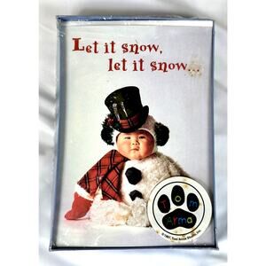 Vintage 1997 Snowman Baby Tom Arma Christmas Holiday Cards Pack of 20